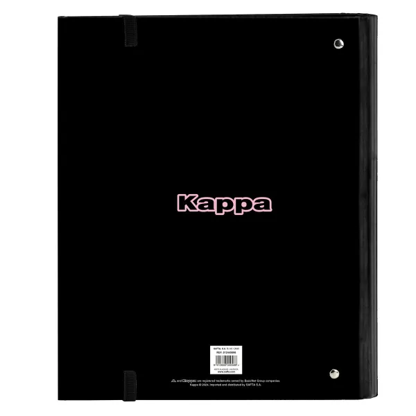 Rengaskansio Kappa Silver pink Musta Pinkki 27 x 32 x 3.5 cm