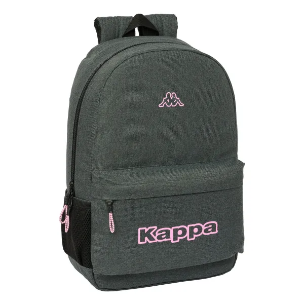 Koululaukku Kappa Silver pink Harmaa 30 x 14 x 46 cm