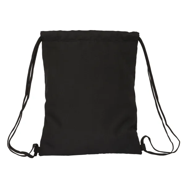 Kuprinė su virvutėmis Kappa Black Juoda 35 x 40 x 1 cm