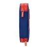 Двойной пенал Atlético Madrid Синий Красный 12.5 x 19.5 x 4 cm (28 Предметы)
