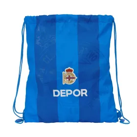 Mugursoma ar lencēm R. C. Deportivo de La Coruña Zils 35 x 40 x 1 cm