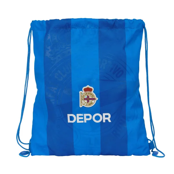 Mugursoma ar lencēm R. C. Deportivo de La Coruña Zils 35 x 40 x 1 cm