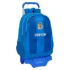 Skolas mugursoma ar riteņiem R. C. Deportivo de La Coruña Zils 32 x 44 x 16 cm