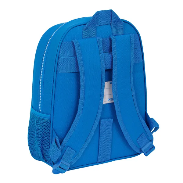 Школьный рюкзак R. C. Deportivo de La Coruña Синий 27 x 33 x 10 cm