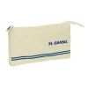 Kolmilokeroinen laukku El Ganso Beige 22 x 12 x 3 cm