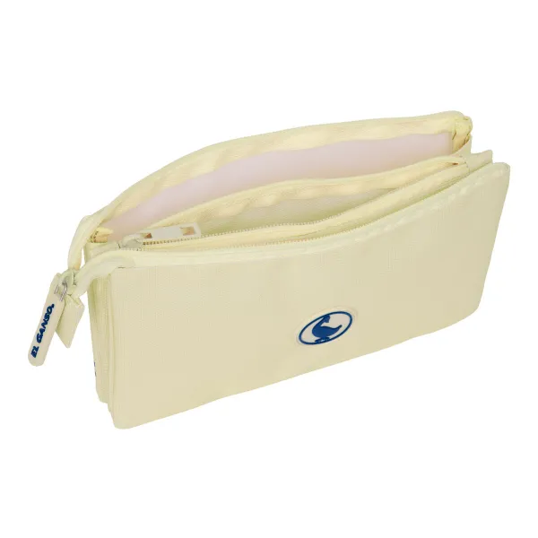 Kolmilokeroinen laukku El Ganso Beige 22 x 12 x 3 cm