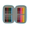 Тройной пенал Bluey Небесный синий 12,5 x 19,5 x 5,5 cm 36 Предметы