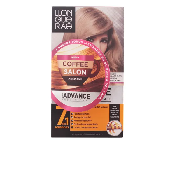 Llongueras Color Advance Coffee Salon Collection Hair Colour 9.1 Light Ash Blond