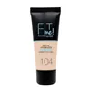 Maybelline Fit Me Matte & Poreless Foundation 104 Soft Ivory 30ml