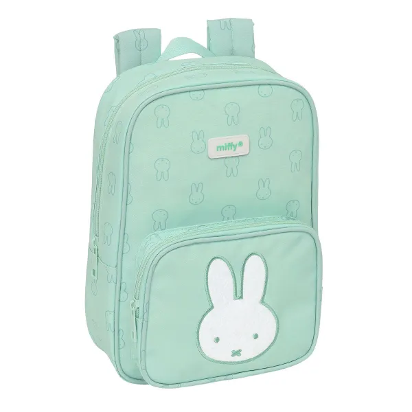 Skolas soma Miffy Menta Piparmētra 20 x 28 x 8 cm
