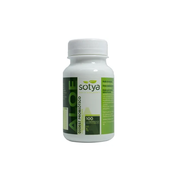 Sotya Aloe Digest Probiotico 100 Compr Masticable 1g