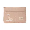 Kaksilokeroinen laukkku Sophie la Girafe Beige 23 x 16 x 3 cm