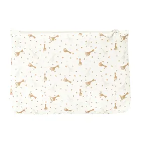 Double Carry-all Sophie la Girafe Beige 23 x 16 x 3 cm