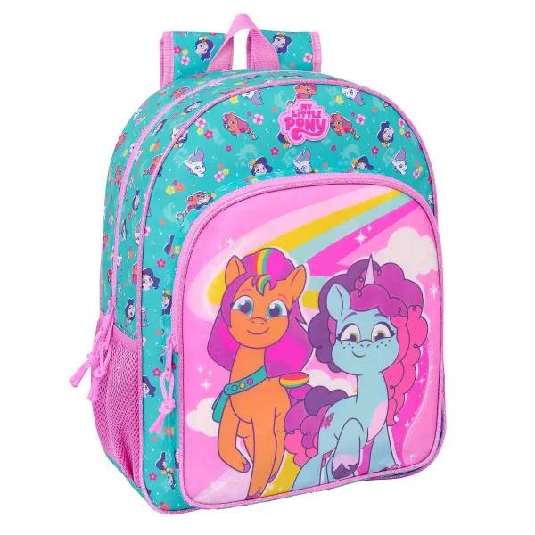 Skolas soma My Little Pony Magic Rozā Tirkīzs 33 x 42 x 14 cm