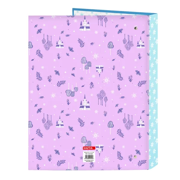 Папка-регистратор Frozen Cool days Фиолетовый Небесный синий A4 26.5 x 33 x 4 cm