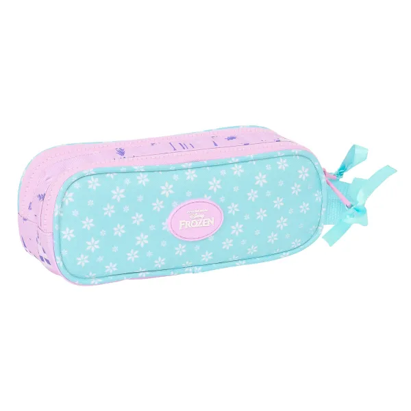 Двойной пенал Frozen Cool days Фиолетовый Небесный синий 21 x 8 x 6 cm