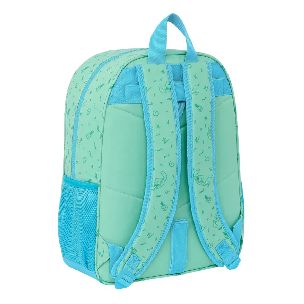 Skolas soma Lilo & Stitch Aloha Tirkīzs 33 x 42 x 14 cm
