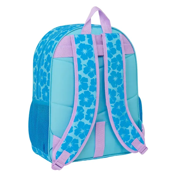 Школьный рюкзак Stitch Hawaii Синий 33 x 42 x 14 cm