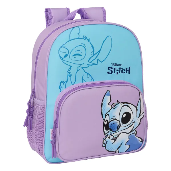 Koululaukku Lilo & Stitch Sweet Sininen Liila 32 x 38 x 12 cm
