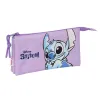 Triple Carry-all Stitch Sweet Blue Lilac 22 x 12 x 3 cm