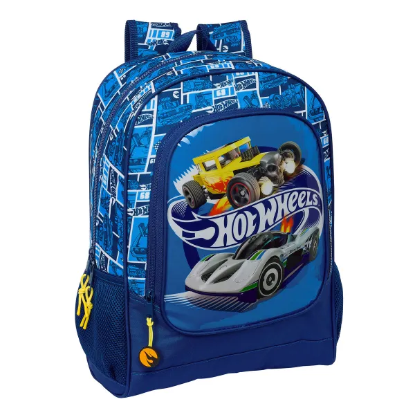 Koululaukku Hot Wheels Sonny Laivastonsininen 32 x 42 x 14 cm