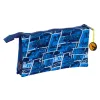 Тройной пенал Hot Wheels Sonny Тёмно Синий 22 x 12 x 3 cm