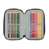 Trigubas penalas Teenage Mutant Ninja Turtles Juoda Pilka 12,5 x 19,5 x 5,5 cm 36 Dalys