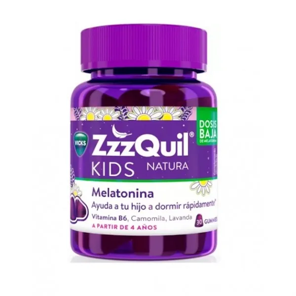 Vicks Zzzquil Natura Kids Melatonin 30 Units