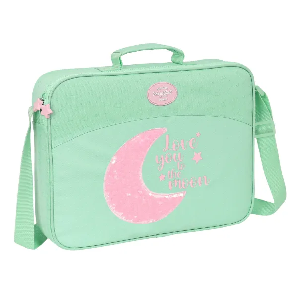 Школьный портфель BlackFit8 Moon Зеленый 38 x 28 x 6 cm