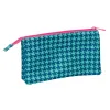 Несессер Nait Nait Pata de gallo verde Зеленый 22 x 12 x 3 cm