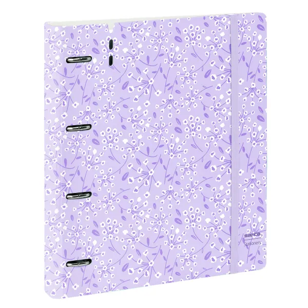 Папка-регистратор Safta Light purple flowers Фиолетовый 27 X 32 X 4 cm