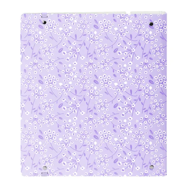 Папка-регистратор Safta Light purple flowers Фиолетовый 27 X 32 X 4 cm