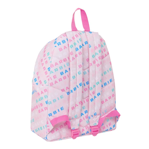 Школьный рюкзак Barbie Logomania Светло Pозовый 33 x 42 x 15 cm