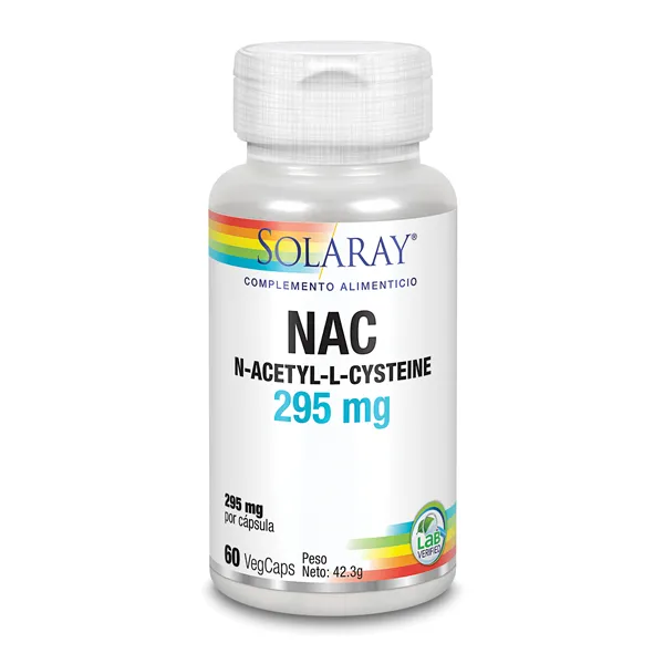 Solaray Nac 295 Mg 60 Vcaps