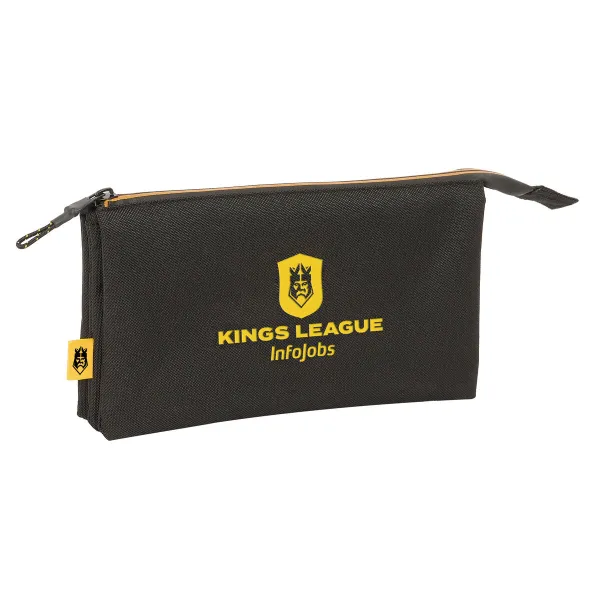 Kolmilokeroinen laukku Kings League Musta 22 x 12 x 3 cm