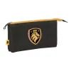 Trīsvietīgs futrālis Kings League Ultimate Móstoles Melns 22 x 12 x 3 cm