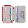 Triple Pencil Case Sevilla Fútbol Club Red 12,5 x 19,5 x 5,5 cm 36 Pieces