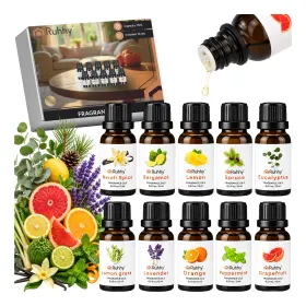 Kvapieji aliejai - 10 vnt. rinkinys, 15 ml, Ruhhy 21938