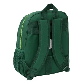 Koululaukku Real Betis Balompié Vihreä 28 x 34 x 10 cm