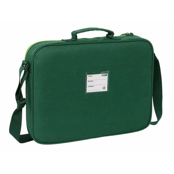 Mokyklinė kuprinė Real Betis Balompié 38 x 28 x 6 cm