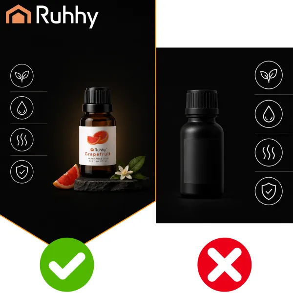 Kvapieji aliejai - 10 vnt. rinkinys, 15 ml, Ruhhy 21938