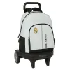 Skolas mugursoma ar riteņiem Real Madrid C.F. 24/25 Balts Pelēks 33 x 45 x 22 cm