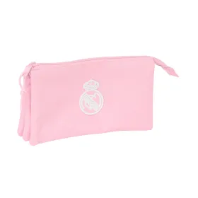 Kolmilokeroinen laukku Real Madrid C.F. Pinkki 22 x 12 x 3 cm