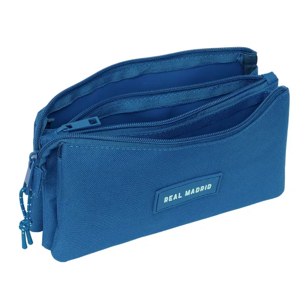 Triple Carry-all Real Madrid C.F. Blue 22 x 12 x 3 cm
