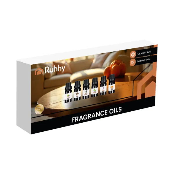 Kvapieji aliejai - 6 vnt. rinkinys, 10 ml, Ruhhy 21939