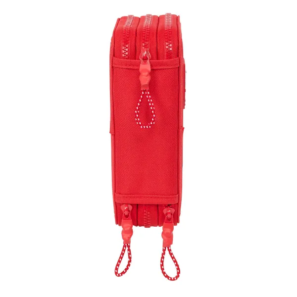 Penālis ar vietu trim zīmuļiem Atlético Madrid Sarkans 12,5 x 19,5 x 5,5 cm 36 Daudzums