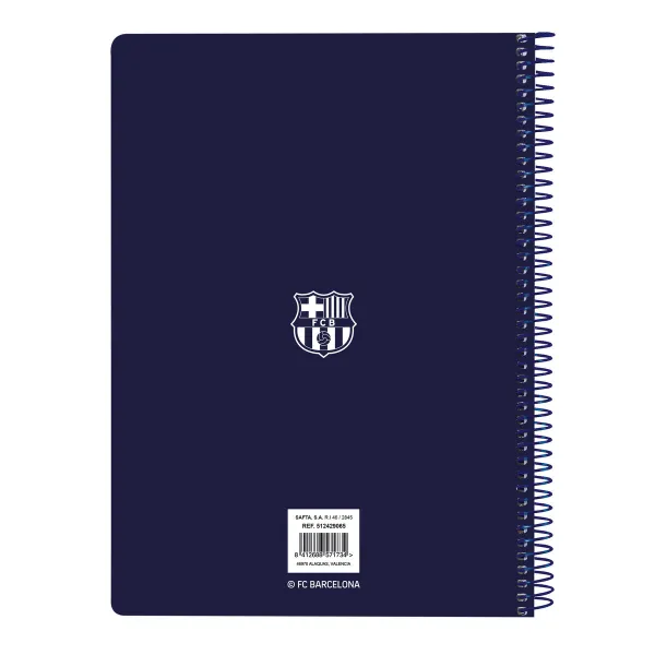 Notebook F.C. Barcelona 24/25 Maroon Navy Blue A5 80 Sheets