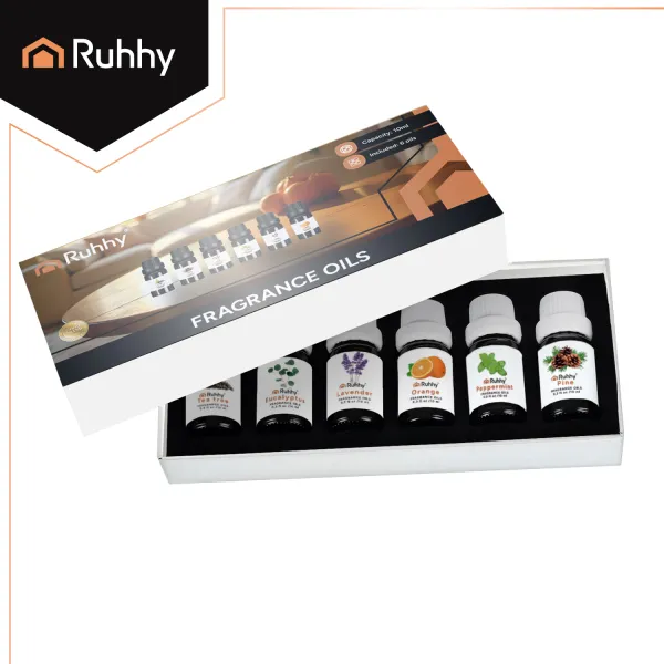 Kvapieji aliejai - 6 vnt. rinkinys, 10 ml, Ruhhy 21939