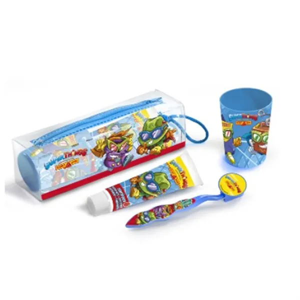 Cartoon Super Zings Travel Kit Set 4 Pieces