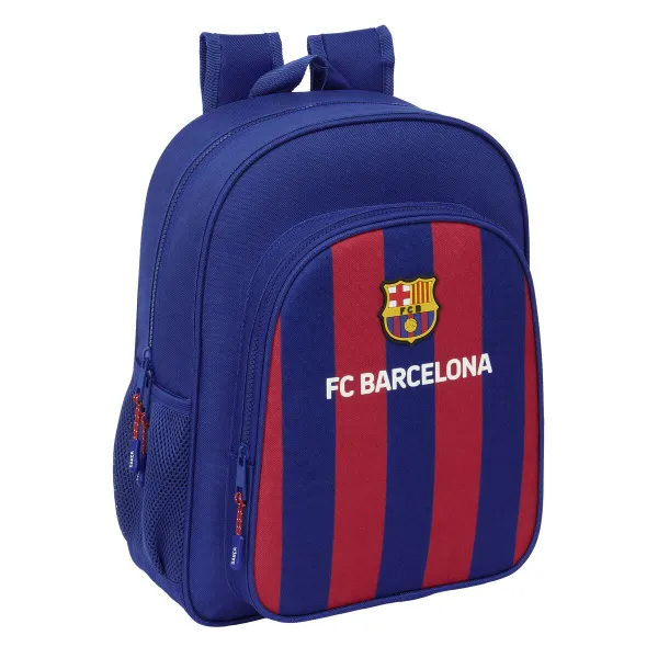 Koululaukku F.C. Barcelona 24/25 Punaruskea Laivastonsininen 32 x 38 x 12 cm